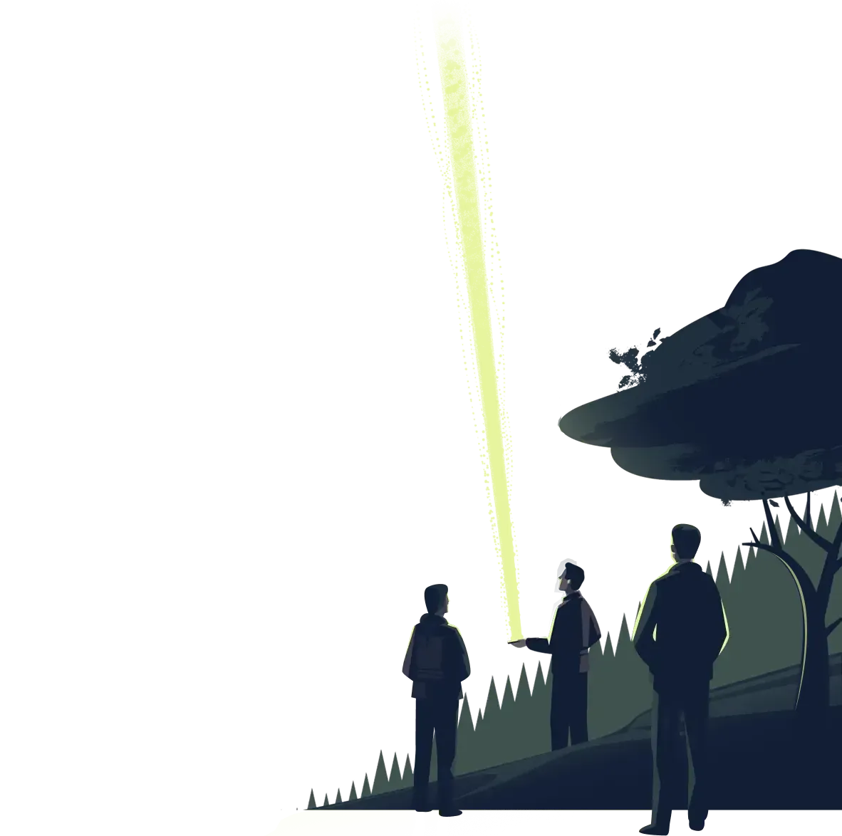 Home Illustration — device on