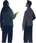 Two Person Talking